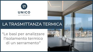 FINESTRE la TRASMITTANZA TERMICA e LISOLAMENTO TERMICO [upl. by Erika72]