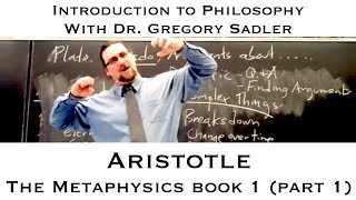 Aristotle Metaphysics book 1  Introduction to Philosophy [upl. by Aciraj]