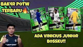 BAK4R POTW TERBARU ADA VINICIUS JUNIOR BOSSKU EFOOTBALL 2025 MOBILE [upl. by Gleason]