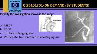 ERCP vs MRCP T tube cholangiogram PTC [upl. by Enelhtac217]