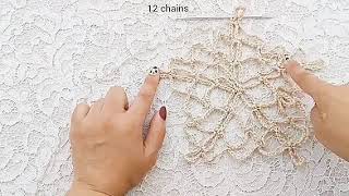 How To Crochet vitage hairnet with two way easy and friendly for beginners [upl. by Busiek]