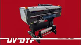 TitanJet UV DTF Printing Process [upl. by Morlee]