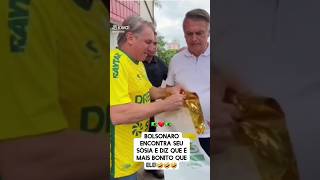 Bolsonaro encontrou o seu sósia pelas ruas do Brasil shorts [upl. by Benedetto]