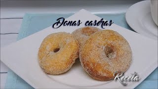 RECETA DE DONAS CASERAS ♥ [upl. by Calida746]