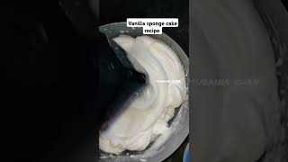 Vanilla sponge cake recipe 😍🤍💜video viralvideo food cooking cake cakedecorating cakedesign [upl. by Yerga154]