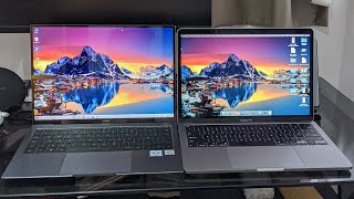 2020 Huawei MateBook X Pro Vs 2020 MacBook Pro [upl. by Agon121]