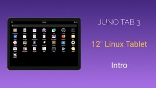 Juno Tab 3  Intro MobianUbuntu [upl. by Imac]