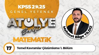 17  Temel Kavramlar Çözümleme 1 Bölüm  Mehmet Bilge YILDIZ [upl. by Yrrat85]