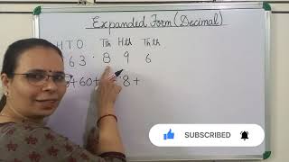 Expanded form of Decimal Numerals  How to expand decimals  Planet Maths [upl. by Adnilam525]