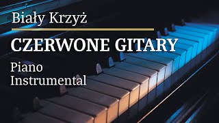 Czerwone Gitary Biały Krzyż Piano Karaoke MyVersion Tonacja Dmin [upl. by Adriene]