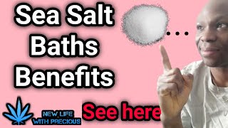 Sea Salt Bath Benefits How TO Use Salt To Cleanse Your Body Salt bath [upl. by Gruver]