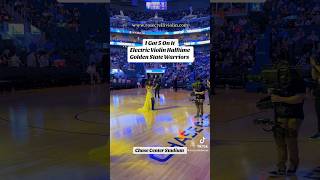 bayarea dubnation goldenstatewarriors warriors halftime halftimeshow nba electricviolin fyp [upl. by Hannej357]