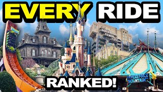 Every Ride at Disneyland Paris Resort RANKED [upl. by Neeluqcaj273]