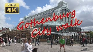 Gothenburg City Walk  Sweden 4K Travel Channel [upl. by Middendorf]