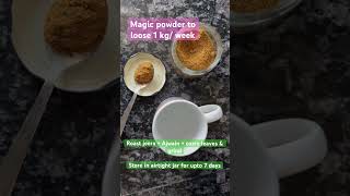 Magic powder to loose 1 kg weight every week [upl. by Youngman]