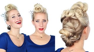 1940s Pin Up Girl Hairstyle [upl. by Larson]