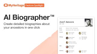 Feature Spotlight AI Biographer™ [upl. by Suirtemid]