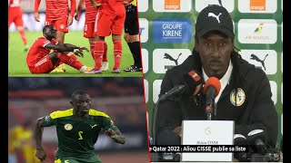 Absence de Saliou Ciss et blessure de Sadio Mané les précisions dAliou Cissé [upl. by Natalee]