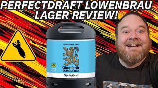 PERFECTDRAFT Lowenbrau Munchen 52 German Lager Review [upl. by Auqinaj]