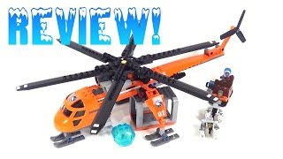 NEW LEGO City 60034 Review Arctic Helicrane [upl. by Nosirrag892]