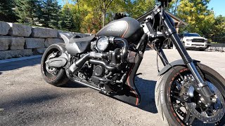 Taking my Trask Performance Turbo Harley FXDR114 out for a rip [upl. by Yendor421]