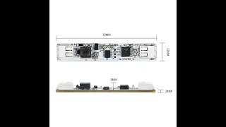 How IR Hand Wave Dimming PCB Board Work with LED Light Strip [upl. by Anerak]