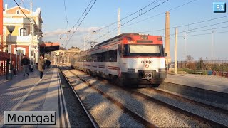 Rodalies Barcelona  Montgat R1  Renfe 447  2016 [upl. by Micheal]