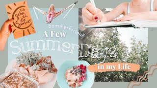 SUMMER DAYS Die ersten Tage meiner Sommerferien  vlog  Viel lesen Grillen Kreativ sein [upl. by Eiluj174]