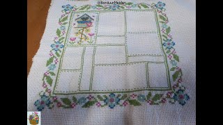 Cross Stitch  SAL  Garden Part 3  Durene Jones  BorduurMeiden [upl. by Eniahs398]