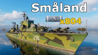 World of WarShips Småland  5 Kills 239K Damage [upl. by Leahcim]