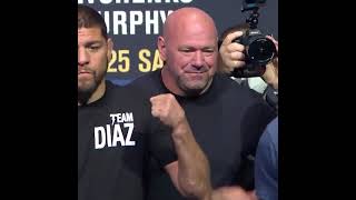 The staredown between Nick Diaz amp Robbie Lawler 👀 shorts [upl. by Denys336]