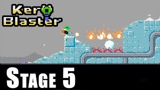 KERO BLASTER PC Walkthrough  Stage 5 Hekichi Plateau Gameplay HD [upl. by Candra]