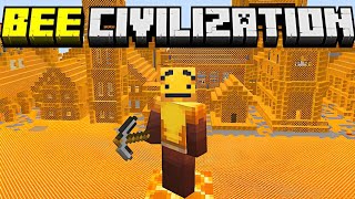 Minecraft But I Destroy Bee Civilization [upl. by Amethyst]