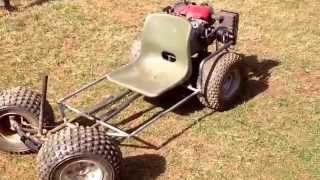 13 HP go kart with 17 inch ATV tires part 2 [upl. by Dierdre]