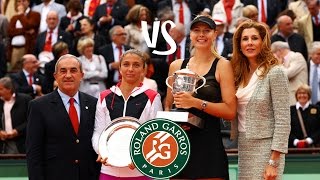 Sharapova vs Errani  2012 Highlights [upl. by Asli]