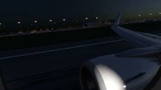 Landing zibo 737 Naples capodichino airport xplane 12 [upl. by Langer]