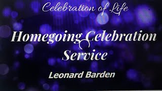 Celebration of Life  Leonard Barden [upl. by Longwood]