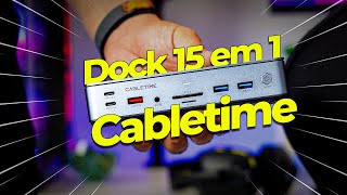 Esse ítem vai MUDAR seu SETUP Dock 15 em 1 Cabletime [upl. by Ynnavoeg163]