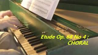 R SCHUMANN Etudes Op 68 No 1 et Op 68 No 4 à lEpinette [upl. by Naitsirk]