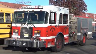 East Orange Fire Department Engine 1 Spare Responding [upl. by Maclaine572]