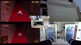 Worlds first DOUBLE BLJ Blindfolded 1 player 2 games 2 controllers [upl. by Jahdol544]