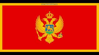 Montenegro Flag And National Anthem [upl. by Ewer]