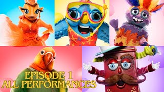 Season 11  Episode 1 Performances  THE MASKED SINGER US [upl. by Oesile]