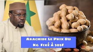 Le Prix du kilo darachide fixé à 305 F CFA … [upl. by Htirehc]