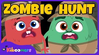 Join The Kiboomers on Going on a Zombie Hunt  Childrens Halloween Songs [upl. by Arin]