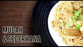 Mencoba Resep Spaghetti NAPOLITAN  How to make Spaghetti NAPOLITAN Recipe [upl. by Alokin]