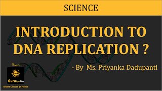 DNA Replication Lecture BSc MSc Zoology by DrPriyanka Dadupanthi Biyani Girls colleges [upl. by Emiatej]