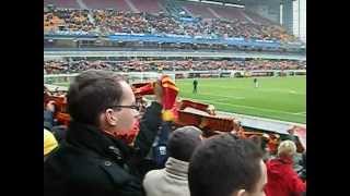 Les Corons tijdens Lens  Stade Rennes  6 januari 2013 [upl. by Assedo]