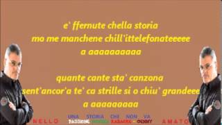 NELLO AMATO Euna storia che non va karaoke [upl. by Akerboom]