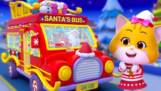 Christmas Wheels on the Bus Rhyme amp Kids Xmas Song [upl. by Deraj]